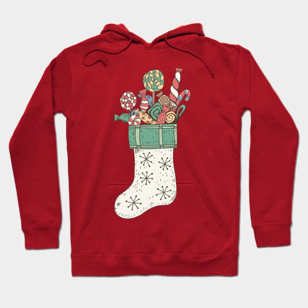 Candy Stocking Hoodie by SWON Design